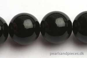 Sort onyx, 14 mm, 1 streng
