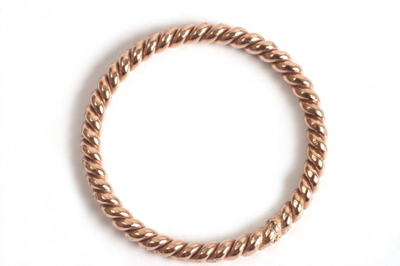 Snoet ring, 1,4 mm, indv. ca. 17 mm, RG, 2 stk.