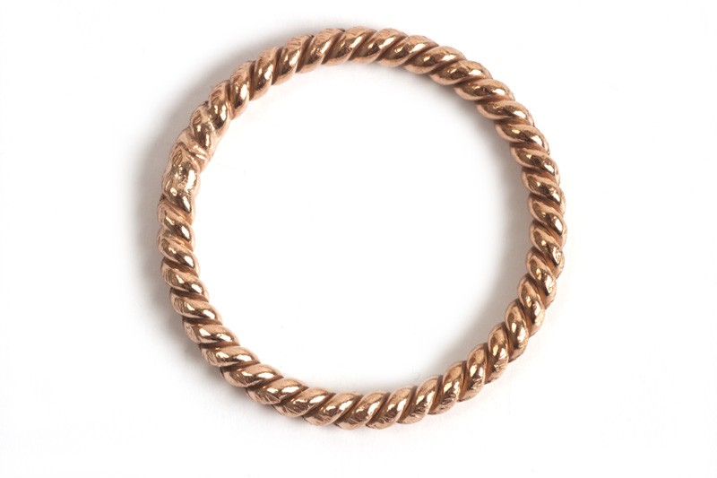 Snoet ring, 1,4 mm, indv. ca. 15 mm, RG, 2 stk.