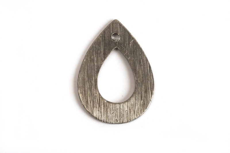 Åben dråbe, børstet, 13x18 mm, BP, 2 stk.