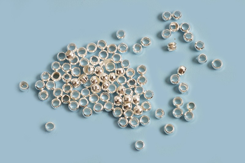 Klemøjer Klemøjer, rondel, 2x1,2 mm, FS, ca. 100 stk.