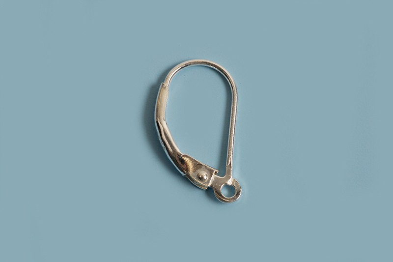 Ørekrog, Bricure, ca. 17x9 mm, 925s, 1 par