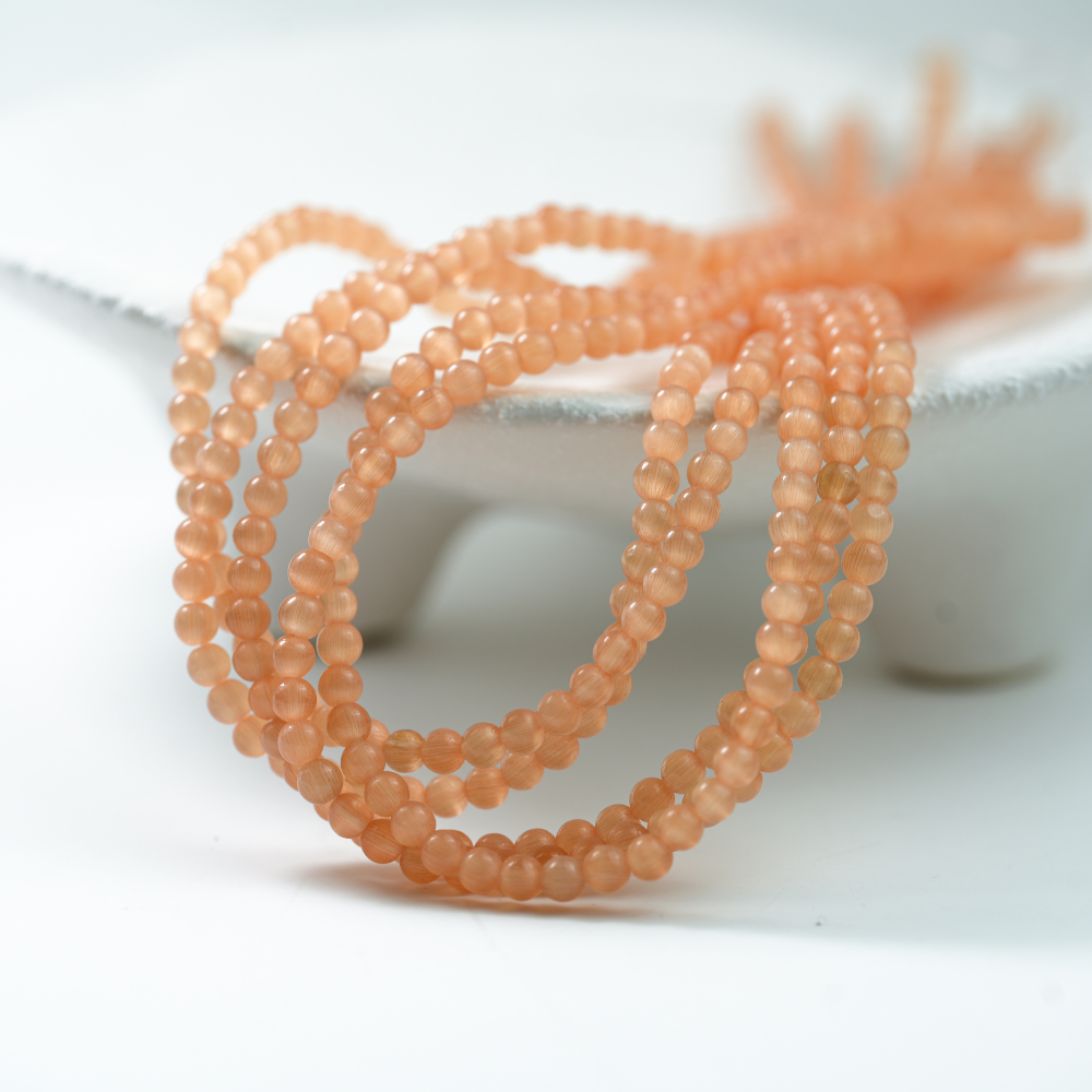 Cat Eye,3mm/37cm，Hel Streng - Orange ‌