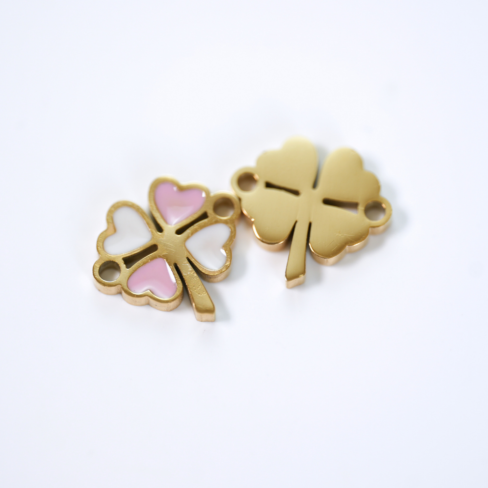 Emaljeret Vedhæng,FG,9.5*10mm,1 stk.‌