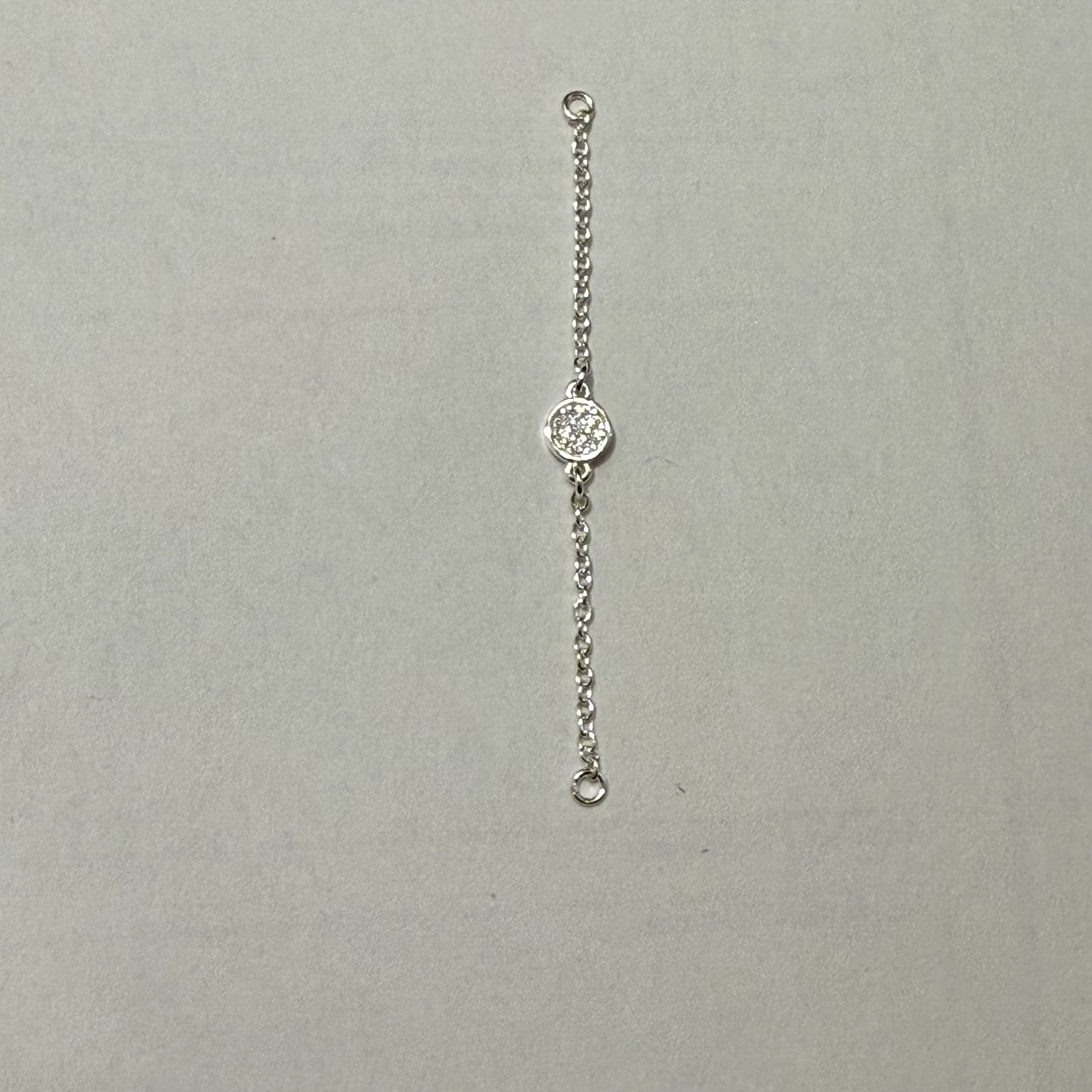 Forlængerkæde, 925S, 50x4.5 mm. 1 stk.