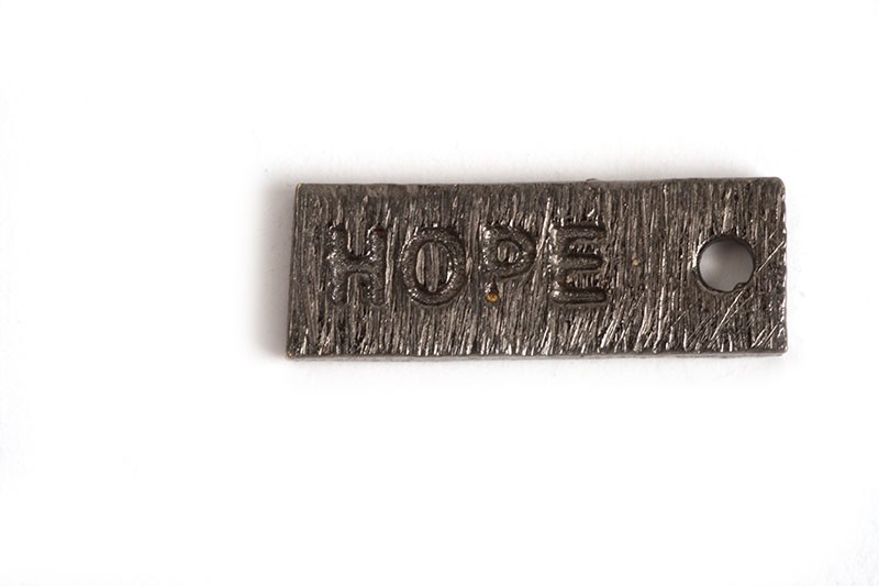 Hope vedhæng, 14x5 mm, BP, 1 stk.