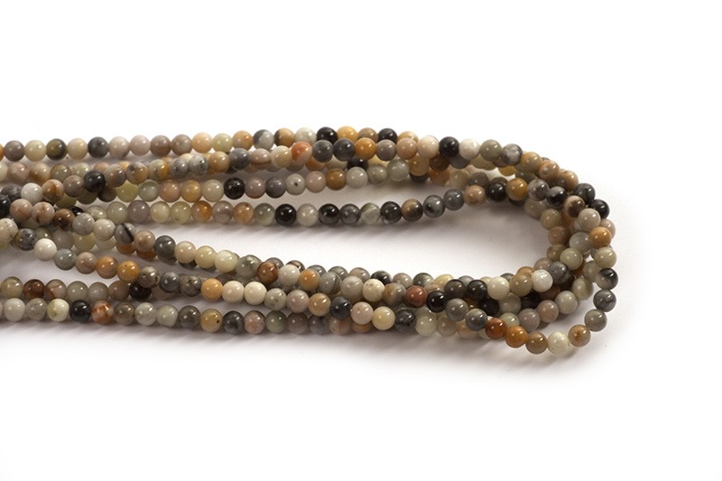 Picasso Jasper, 2 mm, 1 streng