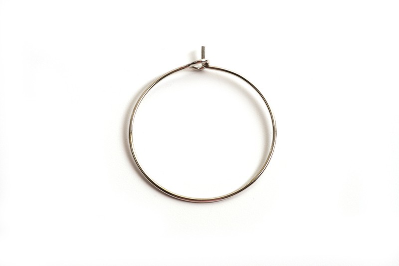 Creol, 25x0,8 mm, platiniumfarvet, 5 par