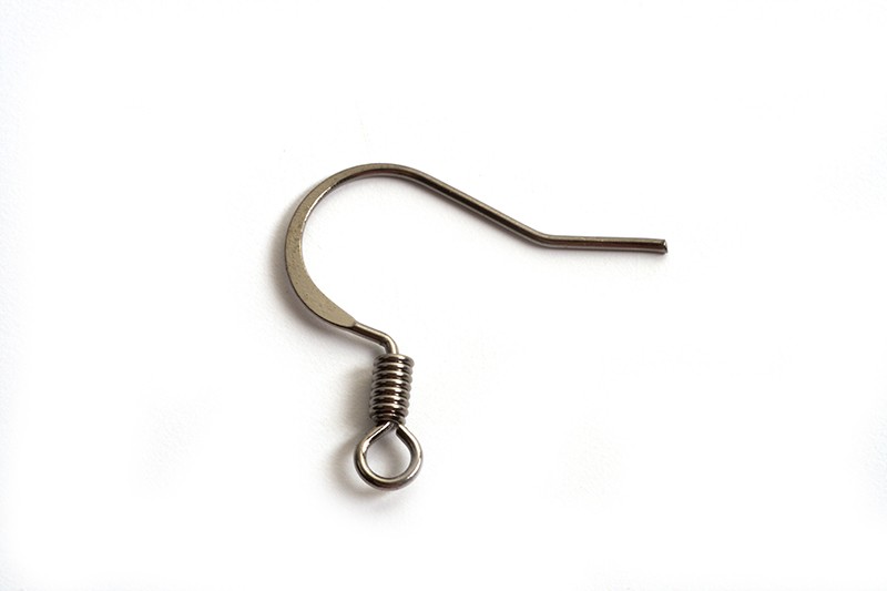 Ørekrog m/snoning, ca. 15 mm, BP, 5 par