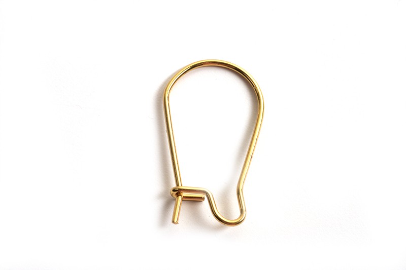 Ørebøjle, FG rustfrit stål, 20x12 mm, 2 par