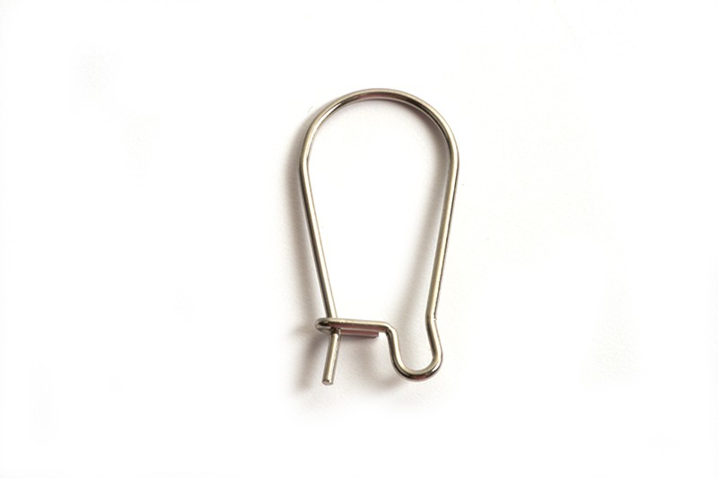 Ørebøjle, rustfrit stål, 20x10 mm, 1 par