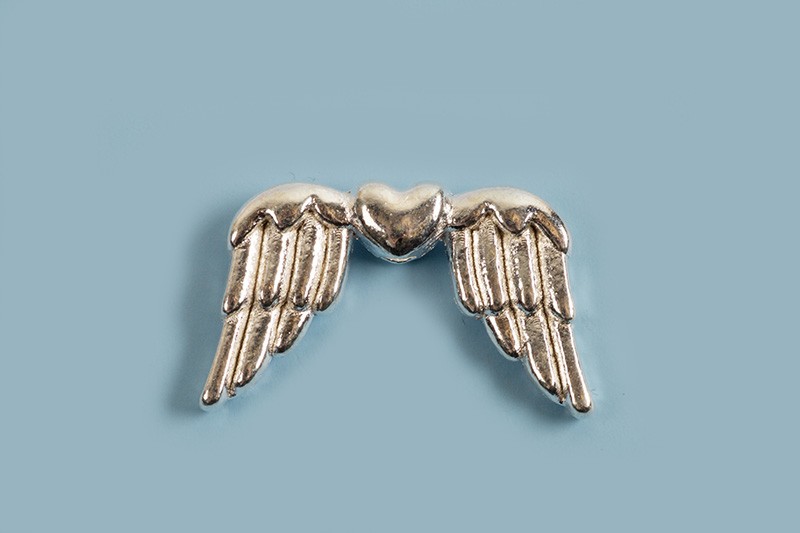 Englevinger, ca. 18x11x3 mm, FS, 10 stk.