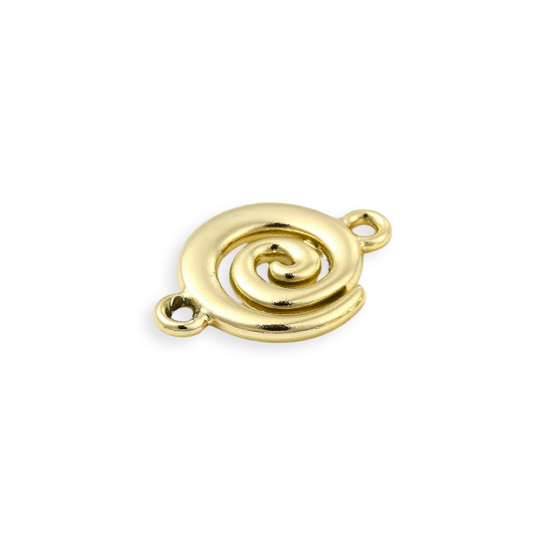 vedhæng, Link, spiral, Ca. 21x14x5.2 mm. FG, 2 stk.