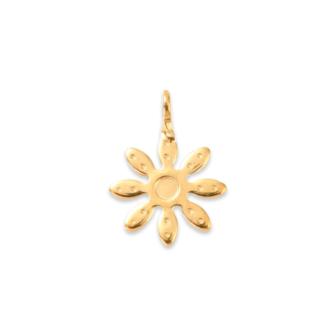 Vedhæng, blomst, FG, ca. 10x7mm. 1 par