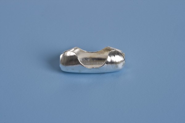 Lås til kuglekæde, 8x3x2,4 mm, FS, 10 stk.