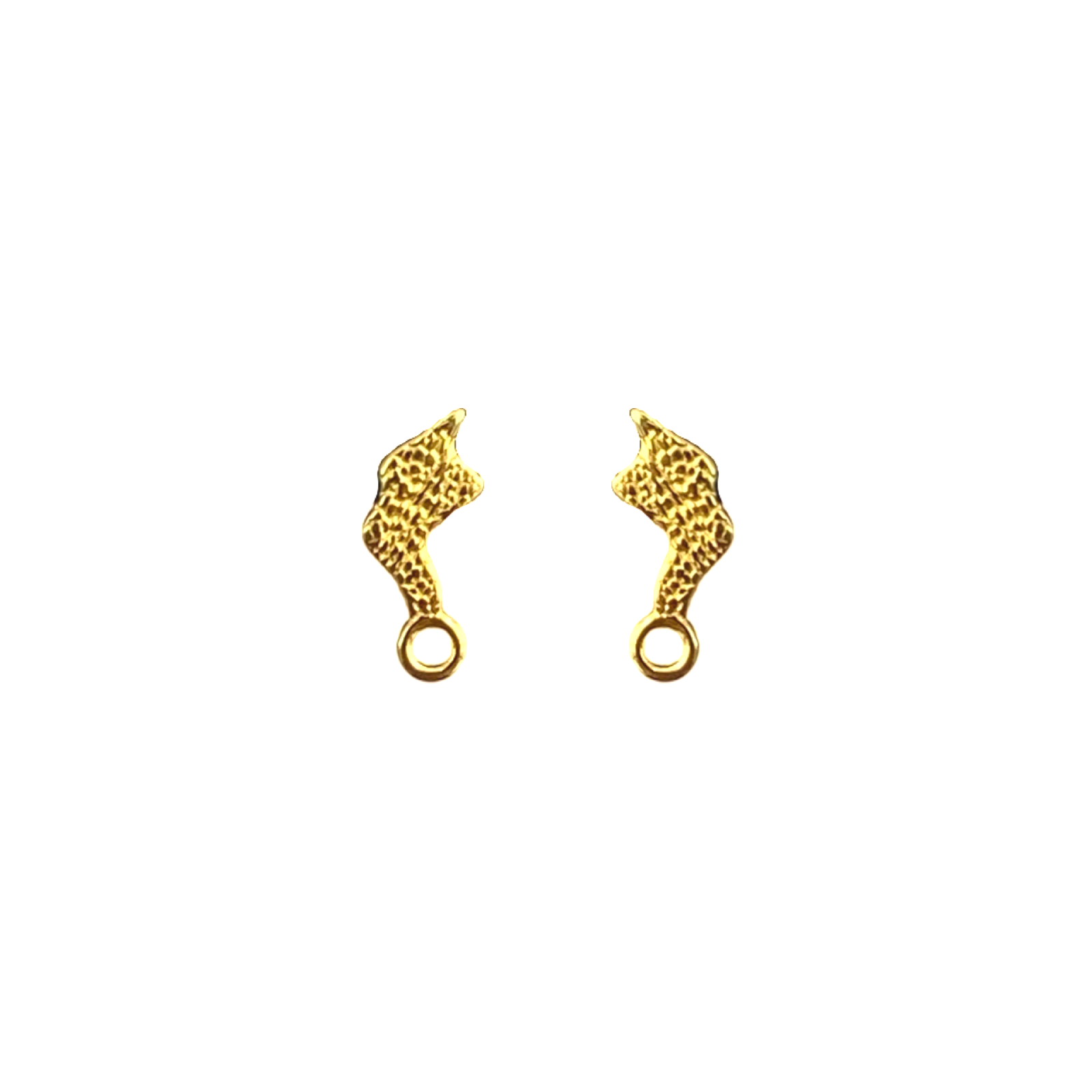 Ørestikker, banket, FG 925s, 7x4.5 mm. 1 par