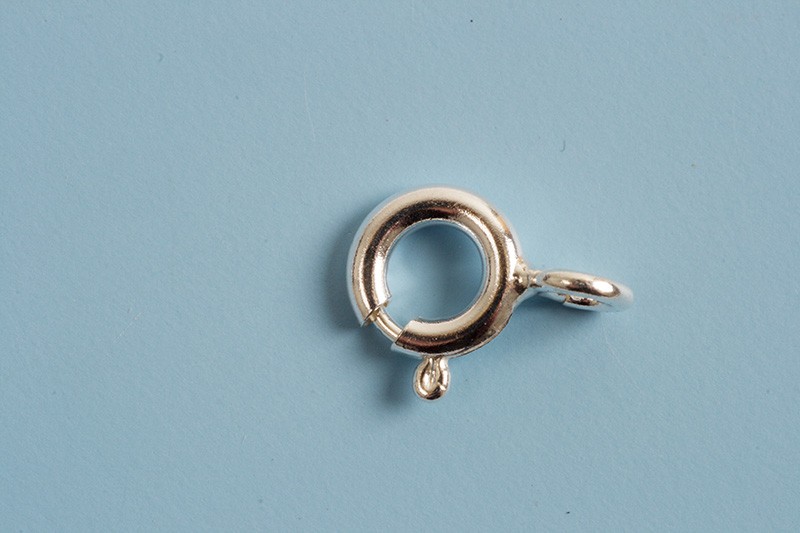 Fjederlås, 5 mm, 925s, 2 stk.