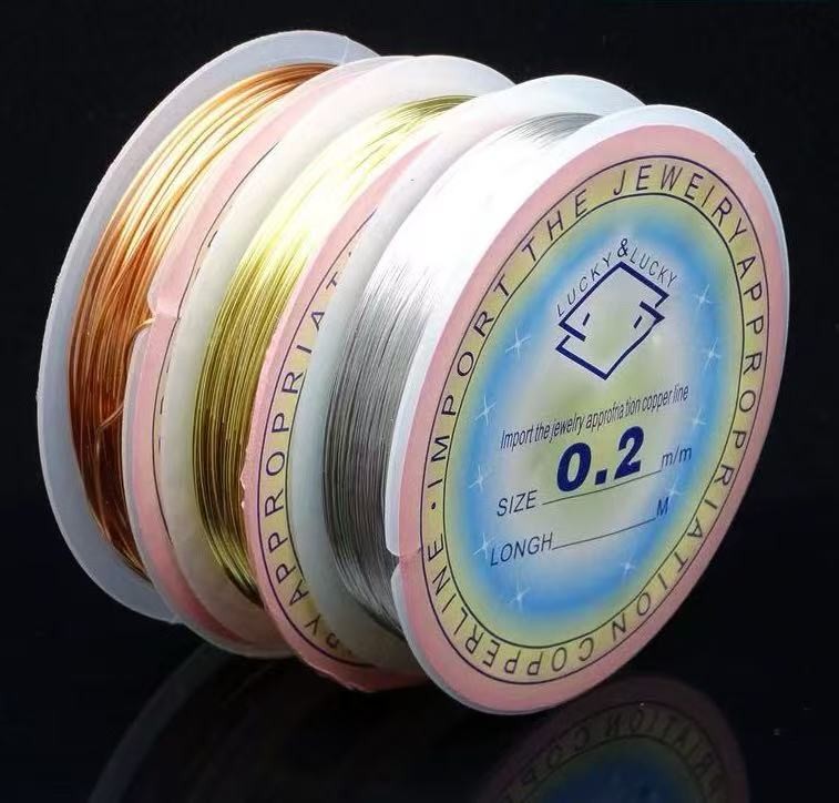 Kobbertråd, 0,2mm, FG, 20 meter