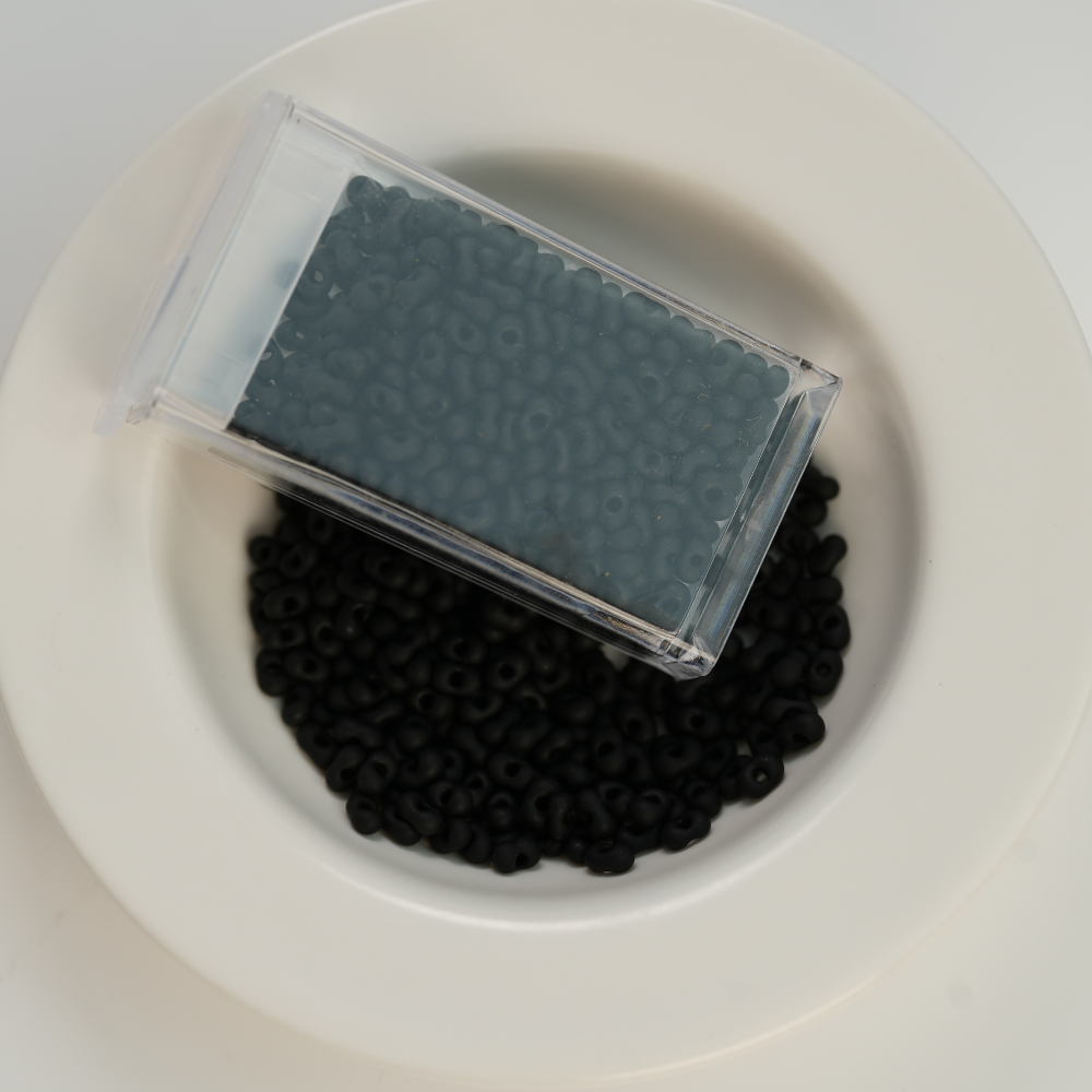 PRECIOSA Jordnød Beads, P2748-MA，ca. 2*4mm, ca. 10G, 1 æske