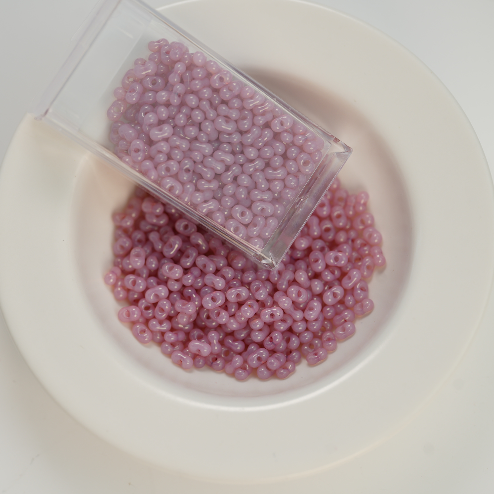 PRECIOSA Jordnød Beads, P3005，ca. 2*4mm, ca. 10G, 1 æske