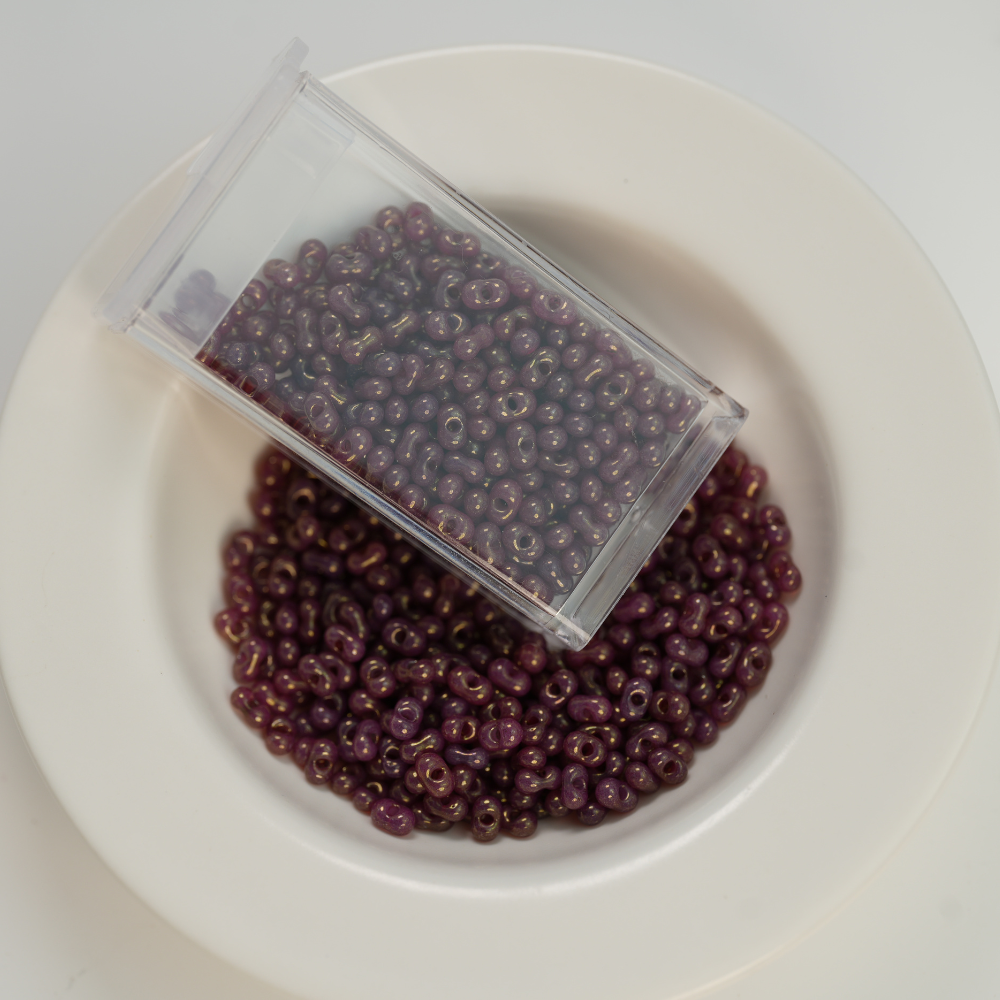 PRECIOSA Jordnød Beads,P3007，ca. 2*4mm, ca. 10G, 1 æske