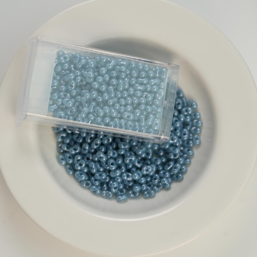 PRECIOSA Jordnød Beads,P3008，ca. 2*4mm, ca. 10G, 1 æske
