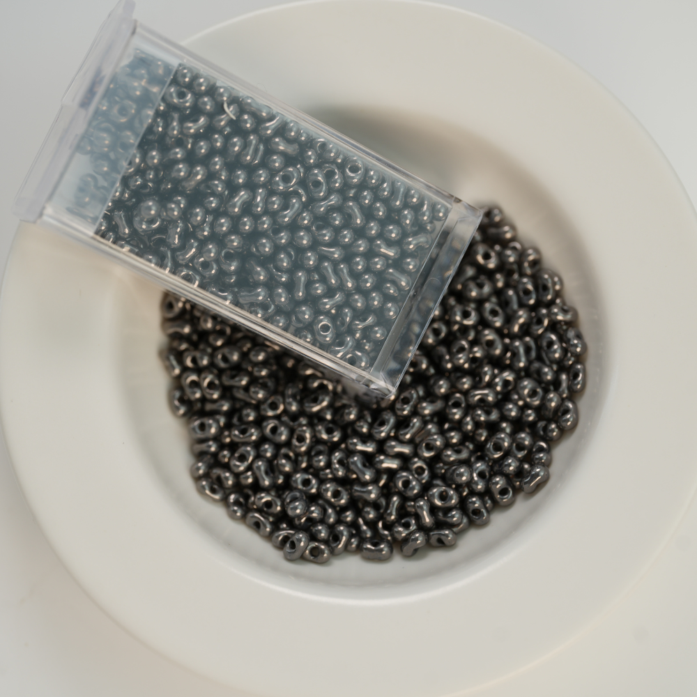 PRECIOSA Jordnød Beads, P3011，ca. 2*4mm, ca. 10G, 1 æske