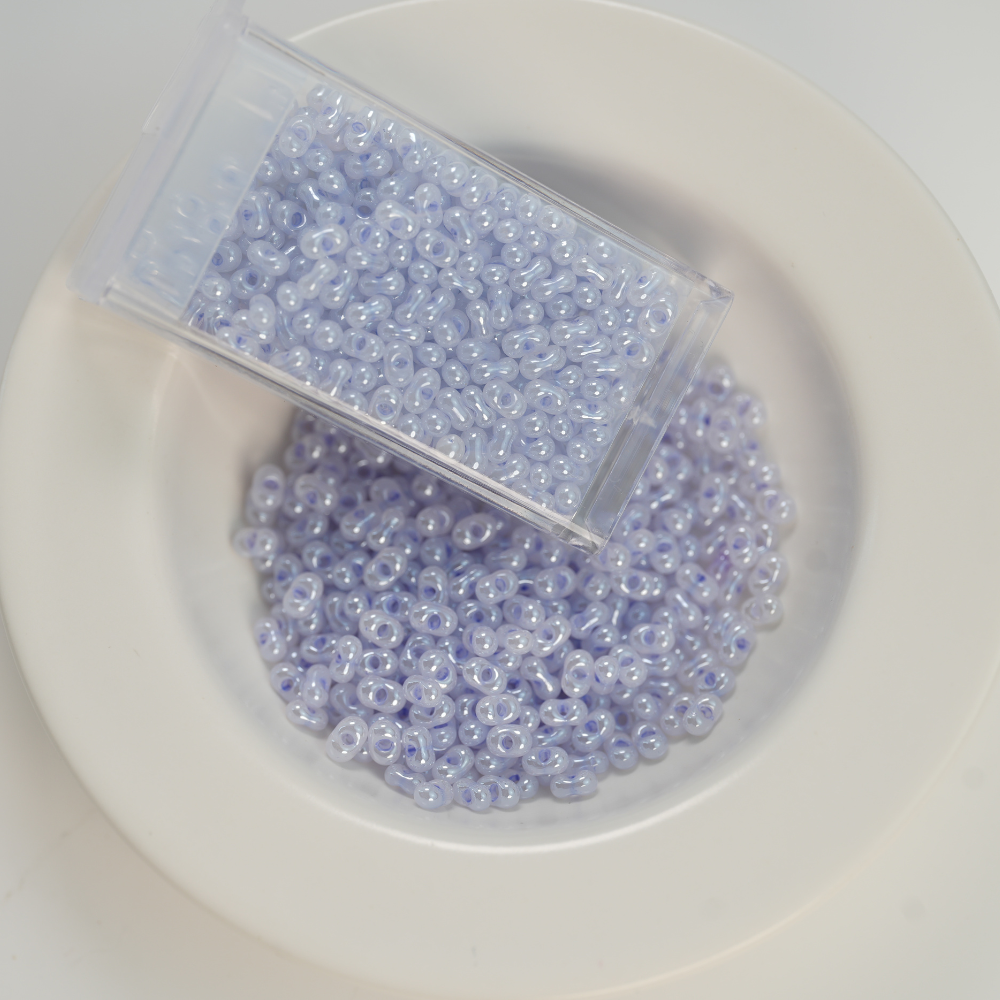 PRECIOSA Jordnød Beads,P3338，ca. 2*4mm, ca. 10G, 1 æske