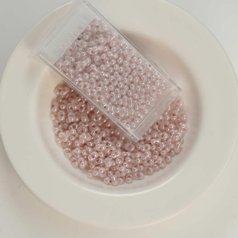 PRECIOSA Jordnød Beads, P3339，ca. 2*4mm, ca. 10G, 1 æske