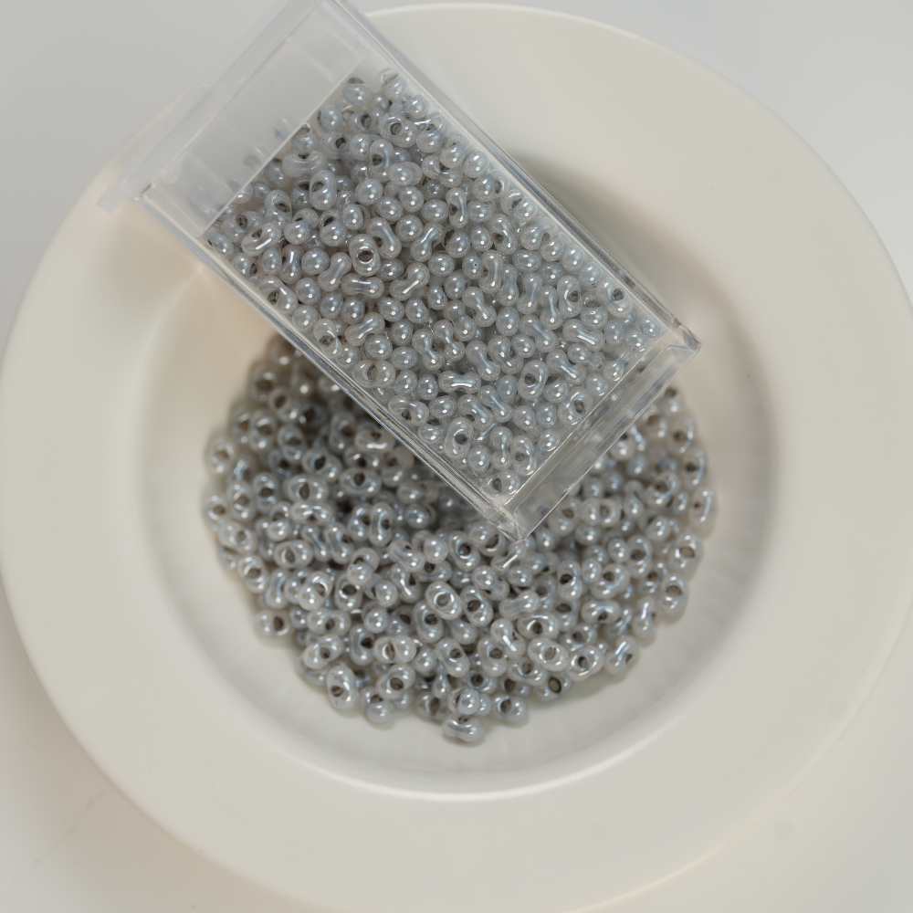 PRECIOSA Jordnød Beads, P3340，ca. 2*4mm, ca. 10G, 1 æske