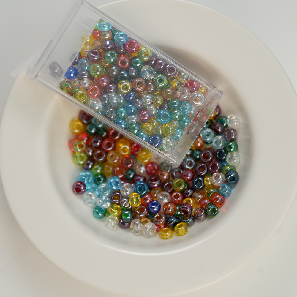 PRECIOSA Seed Beads, 00006，ca. 5mm, 5/0,ca. 10G, 1 æske