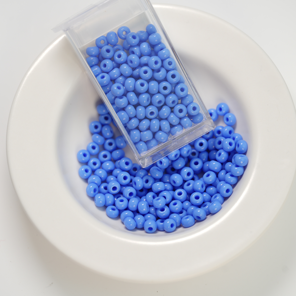 Preciosa Seed beads, 63010，ca. 4mm, 6/0, ca. 10G, 1 æske