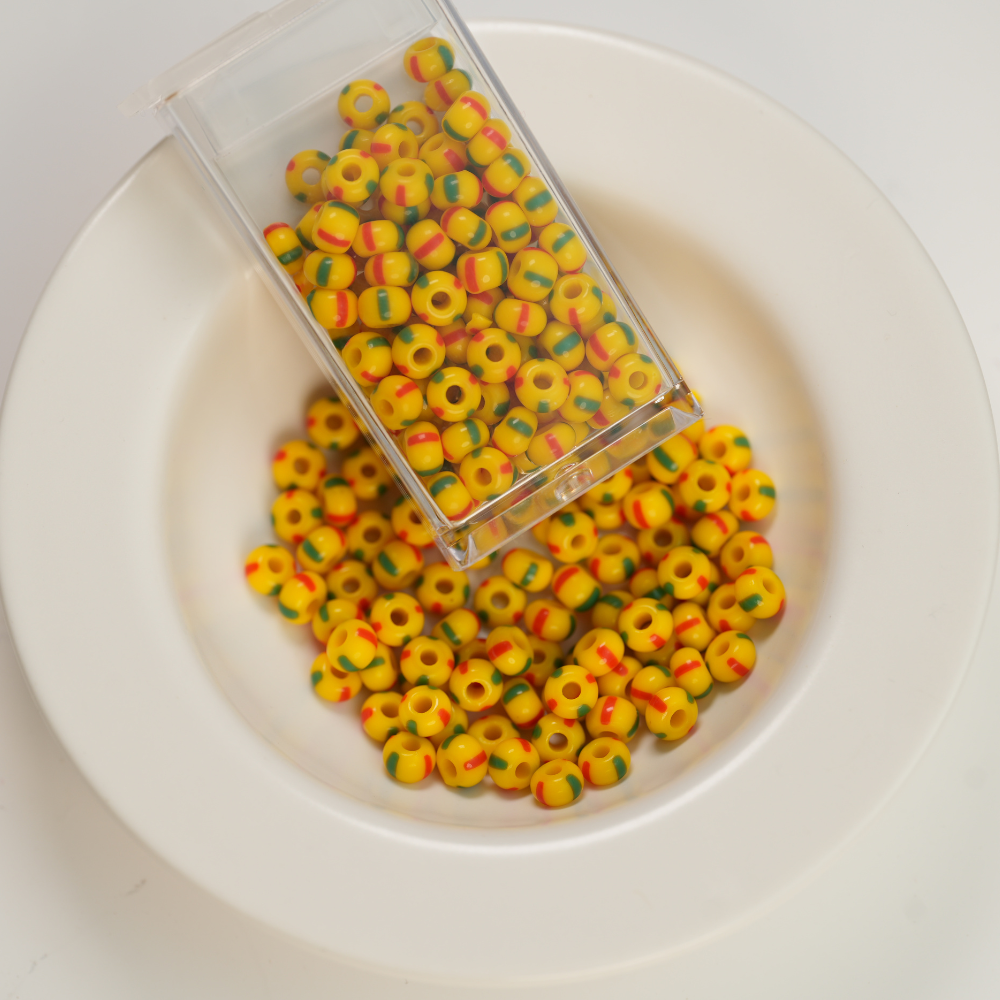 Preciosa Seed beads, 83590，ca. 5mm, 5/0, ca. 10G, 1 æske