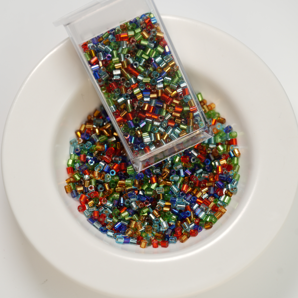 Preciosa Delica beads, Glaseffekt 33070，ca. 2mm, 6/0, ca. 10G, 1 æske