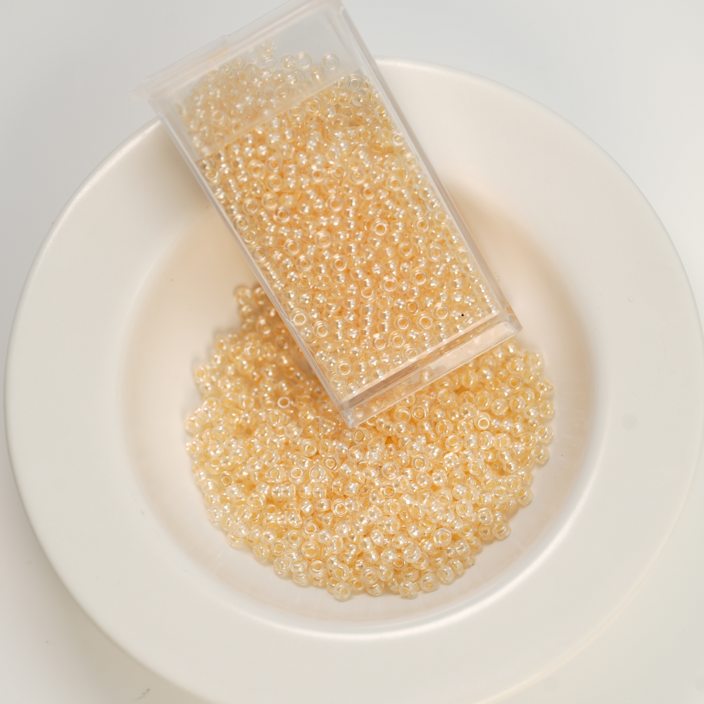 Preciosa Seed beads, Glaseffekt  382PA，ca. 2 mm, 10/0, ca. 10G, 1 æske