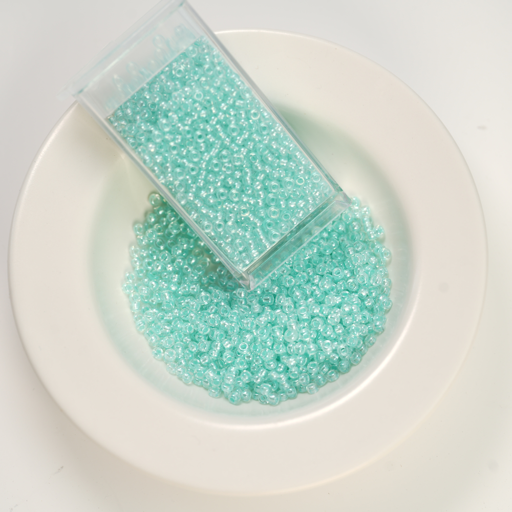 Preciosa  Seed beads, Glaseffekt 382PG，ca. 2 mm, 10/0, ca. 10G, 1 æske