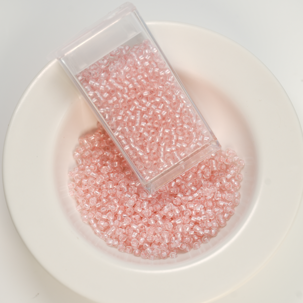 Preciosa Seed beads, Glaseffekt 382PP，ca. 2 mm, 10/0, ca. 10G, 1 æske