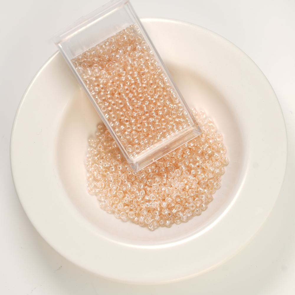 Preciosa Seed beads, Glaseffekt 382PS，ca. 2 mm, 10/0, ca. 10G, 1 æske