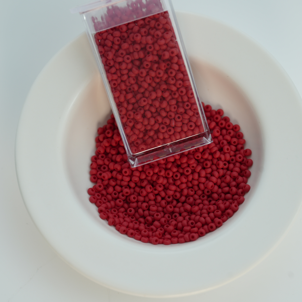 Preciosa Seed beads, mat,93210，ca. 2 mm, 10/0, ca. 10G, 1 æske