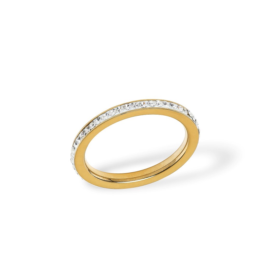 Plain Zirkonia Ring Golden