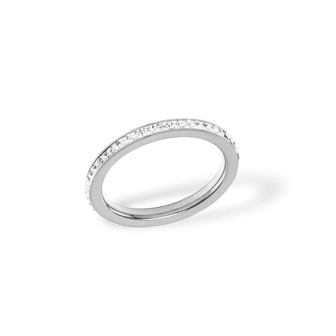 Plain Zirkonia Ring Steel