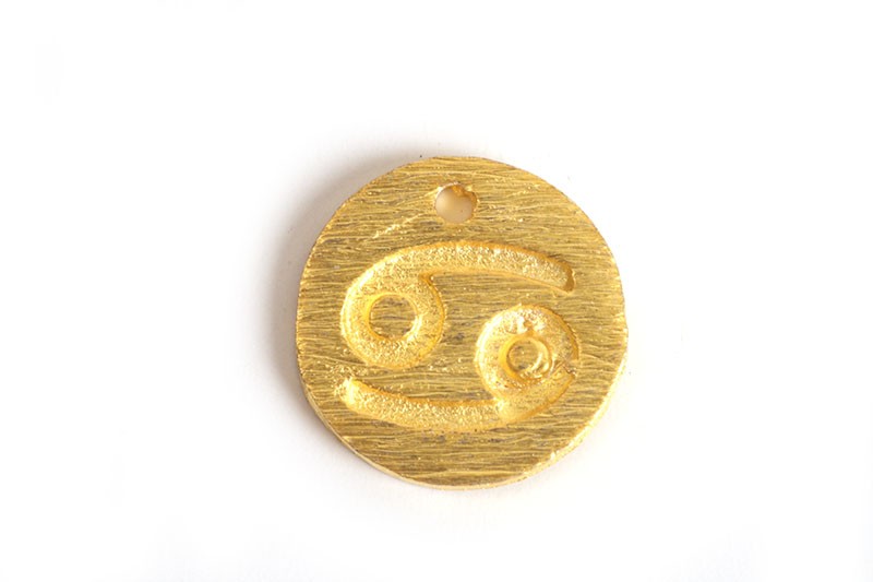 Stjernetegn, krebs, 12 mm, FG, 1 stk.