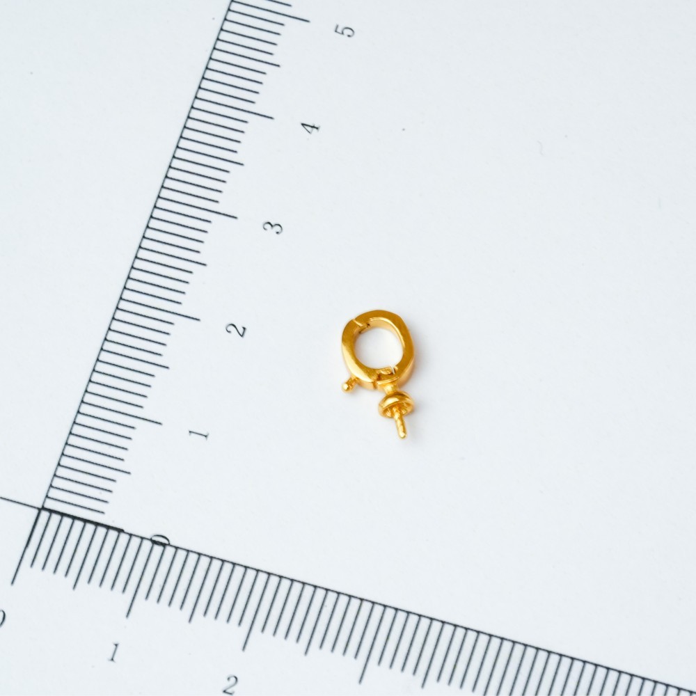 Universal spænde,Sølvbelagt, 18kt guldbelagte,1 stk