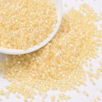 Seed beads, ca. 2x1,5 mm, ferskenfarvet, ca. 5 gram