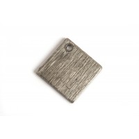 Kvadrat, børstet, ca. 10 mm, BP, 2 stk.