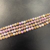 Agat , rund , ca.3 mm, 1 streng