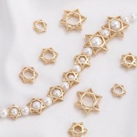 Mellemled,Hexagram,11 mm, FG, 3 stk.