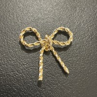 Vedhæng,Sløjfe, FG, ca. 18.5x15.7x5.3 mm. 4 stk.