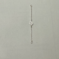 Forlængerkæde, 925S, 50x4.5 mm. 1 stk.