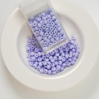 GB Seed beads, Purple，ca. 3.6mm, 6/0, ca. 10G, 1 æske